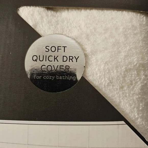 Microdry Bath Pillow Dual function Cushioned  Soft Quick Dry 12x12 - Picture 2 of 5